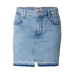 Denim Trouser Shorts -light Blue