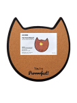 CAT Shaped Cork Board 35.5X36.5CM - None Cork