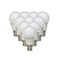 9W LED B22 Pack Of 10 Warm White Lamps LA60B22-9W - Major Tech