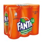 Fanta Orange Can 6 X 300ML