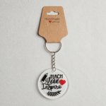 Teach Love Inspire Perspex Keyring