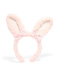 Kids Fabric Gingham Bow Easter Bunny Headband