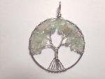Fluorite Large Gemtree Pendant F18