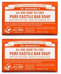 Dr. Bronner's Organic Pure Castile Tea Tree Soap 2 Packs