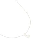 Waterproof Stainless Steel Large Bubble Letter L Necklace