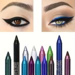 14 Colors Eyeliner Pen Matte High Pigmented Pearly Glitter Lustrous Waterproof Smudge Proof Eyeliner Gel Pen For Music Festival