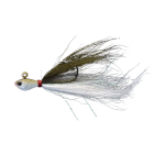 Fishman Bucktail 3 8OZ 3 0 Olive White