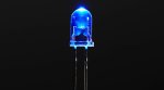 Single LED Light Blue