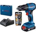 Bosch - Professional Cordless Drill Gsb 185-LI & Energizer Light