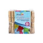 Washing Pegs - Household Accessories - Bamboo - 70 Mm - 120 Piece