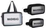 3 Piece Waterproof Toiletry Bag With Handle - Easy Trade