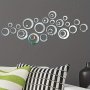 24PCS Polka Dot Acrylic Mirror Wall Stickers - Easy Peel & Stick Removable Decor For Living Room Bathroom Classroom Gym - Contemporary Geometric Design