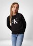 Calvin Klein Kids Monogram Terry Black Sweatshirt - 14Y / Black