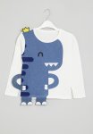 PoP Candy Dino Tee - White