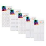 Labels Self Adhesive - 4 Pack