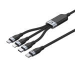 UNITEK 3-IN-1 Usb-c To Lightning Type-c Micro USB Multi Charging Cable