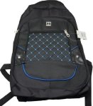 Unique Black 15.6 Inch Laptop Backpack With Blue
