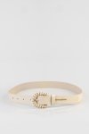 Sissy Boy Womens Lizzy Belt Fashion Detail In Cream - Cream L