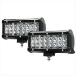 7 Inch LED Light Bar 120W 12000LM LED Pod Lights Compatible With Universal
