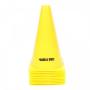 Cone Set Of 10 Yellow - 23 Cm