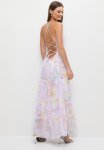 Strappy Halter Maxi Dress - Sweet Watercolour