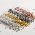 600PCS BAG 2MM Metallic Color Glass Seed Beads For Diy Native Beadwork Necklace Bracelet Other Decoration Small Business Jewelry