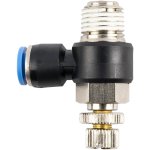 AirCraft Flow Control Swivel Elbow Pu 6MM X 1 4" M