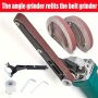 1PC Accessory Replacement For Sanding Belt Angle Grinder Grinding Machine With 2PCS Sanding Belts Suitable For Model 100/125 Also Multiple Grit Type Sanding Belt Options Available