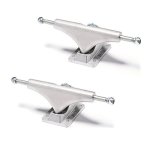 Ccs Skateboard Trucks Professional Grade Steel Sizes 109MM 129MM 139MM 149MM & 169MM Raw Silver Black Set Of 2 1" Mounting Hardw
