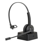 Astrum TALKAIR10 Wireless Mono Headset With Dock BLACKAHDXTA10B