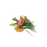 Artificial Rose & Peony Bouquet - Pink