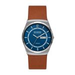 Skagen Melbye Titanium Three-hand Day-date Gray Titanium Men's Watch SKW6906