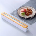 1PC Plastic Wrap Dispenser 2 In 1 Foil Dispenser For Paper With Cutter Refillable Cling Wrap Dispenser Foil Cling Film Dispenser