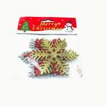 3 Piece Snowflake Christmas D Cor