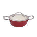 Snappy Chef 20CM Red Superlight Cast Iron Casserole - CICA020