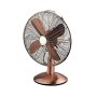 Antique Copper Style Desk Fan