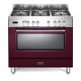 ELBA 90CM Excellence Gas Electric Cooker Burgundy 9S4EX937NR