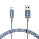 Amazon Basics Durable 2-PACK Usb-a To Lightning Charger Cable Nylon Braided Cord Mfi Certified Charger For Apple Iphone 14 13 12