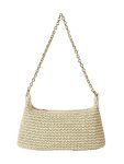 Verdusa Women's Straw Woven Shoulder Bag Tote Handbag Summer Beach Purse Beige One-size