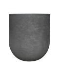 Rustic Cask Japi Planter Click For Details - Small JVRH33 330MM Width X 335MM Height Black Slate