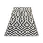 Rug It Up Indoor & Outdoor Plastic Waterproof Reversible Rug - Grey Diamonds 2 X 1.2M