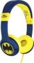 Otl Batman Caped Crusader On-ear Kids Headphones Blue And Yellow