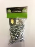 Chain Gal+iron Padlock 38MM - 6MMX900MM