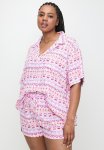 Cotton On Plus Body Woven Sleep Set - Cherry Gingy Fair Isle