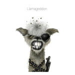Llamageddon Art Print - A4