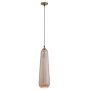 Bright Starts Bright Star Glass Pendant Light With Metal Frame Amber
