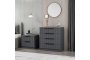 Storm Grey Chest Of Drawers 4 Drawers And Pedestals Set