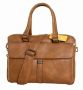 14 Inch Multi-functional Laptop Bag / Light Brown