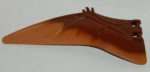 Parts Dinosaur Wing Pteranodon - Left With Marbled Medium Nougat Edge Pattern 98088PB01