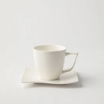 Galateo - Square Tea Cup & Saucer Set Of 4